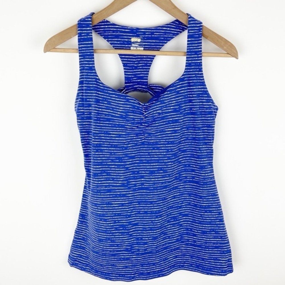 Lucy Powermax Racerback Sports Tank in Purple and White Size Medium